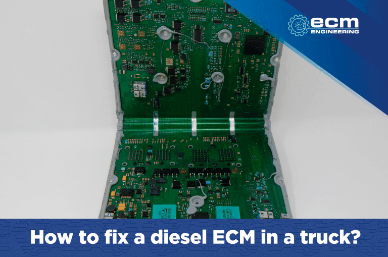 How to fix a diesel ECM in a truck